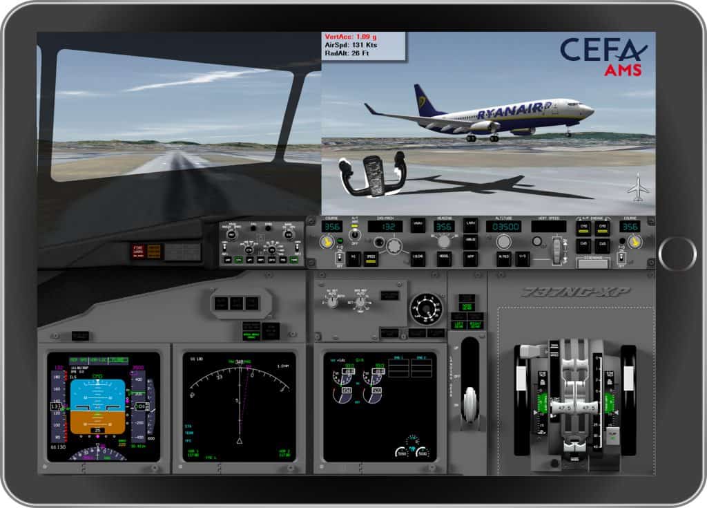 Ryanair pilot training with CEFA AMS