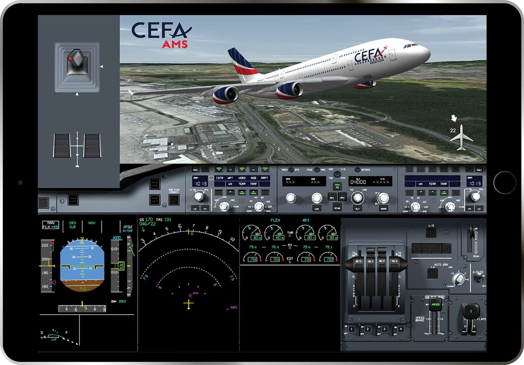 A world premiere: Pilot training feedback right after landing with CEFA AMS (Aviation Mobile Services)