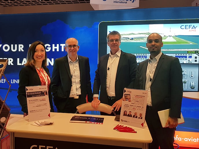 WATS (World Aviation Training Summit) 2018:  success all along the line for CEFA AMS!