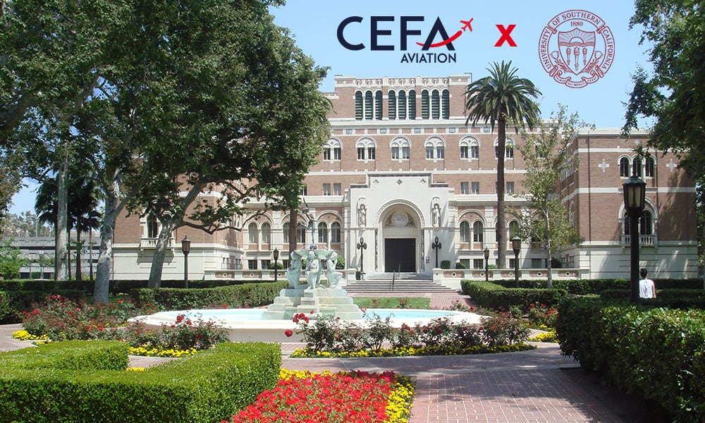 CEFA Aviation x University of Southern California: together for a unique & comprehensive training on flight safety!