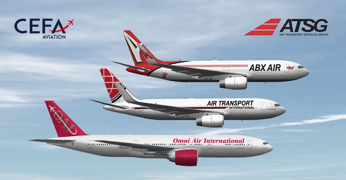 ABX Air and ATI fleet join Omni Air on using with CEFA FAS