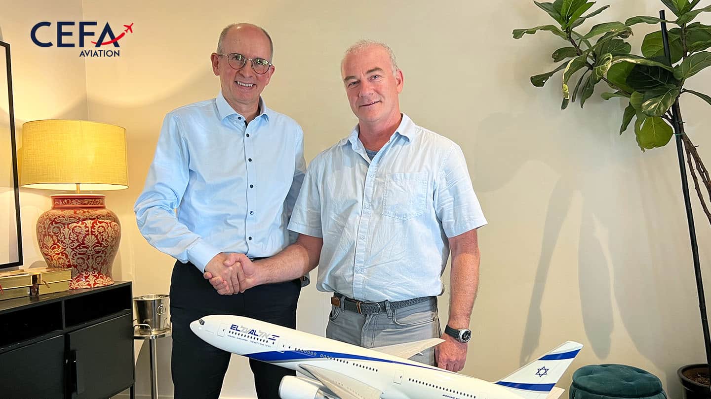 EL AL Israel Airlines first carrier in the Middle East to use the CEFA AMS