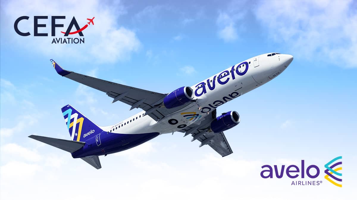 CEFA Aviation Awarded Contract by Avelo Airlines to Provide CEFA FAS Flight Animation Software