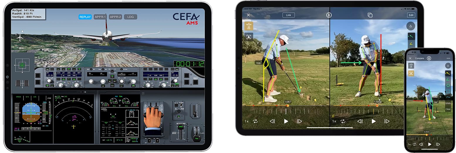 CEFA AMS and apps for sport - Performance analysis