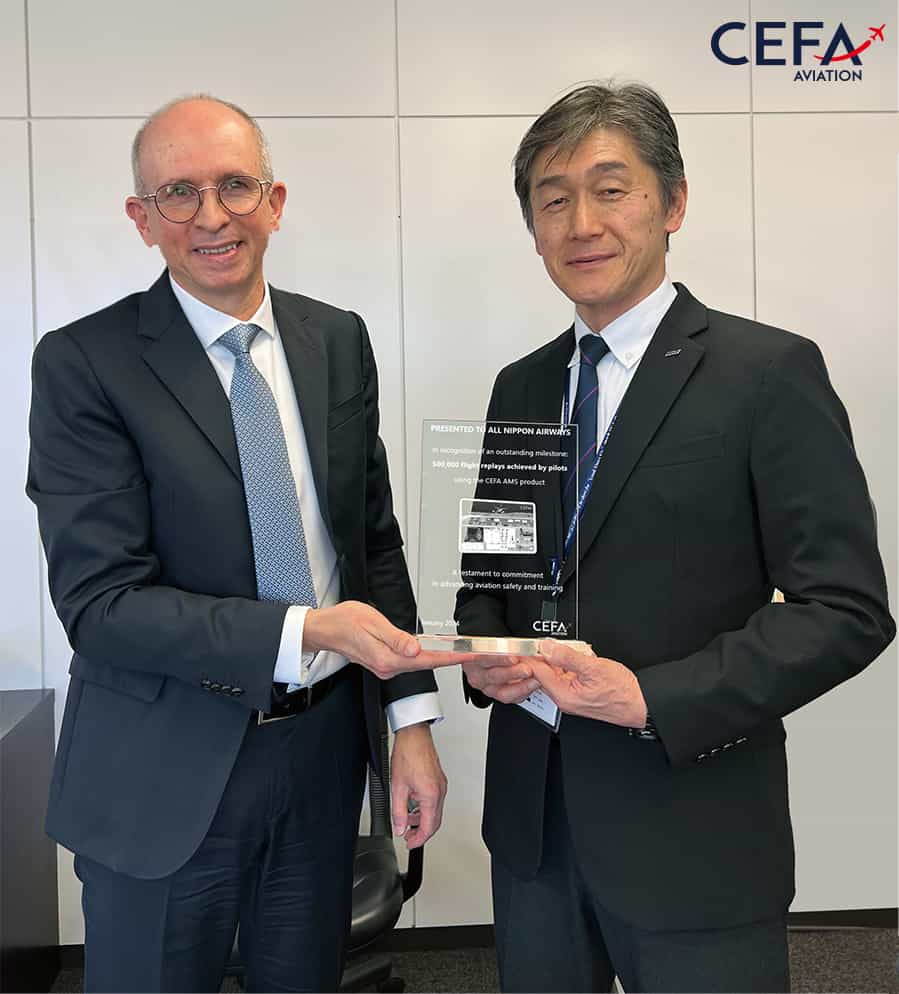 Celebrating Excellence in Aviation: All Nippon Airways Hits a Remarkable Milestone with CEFA AMS!