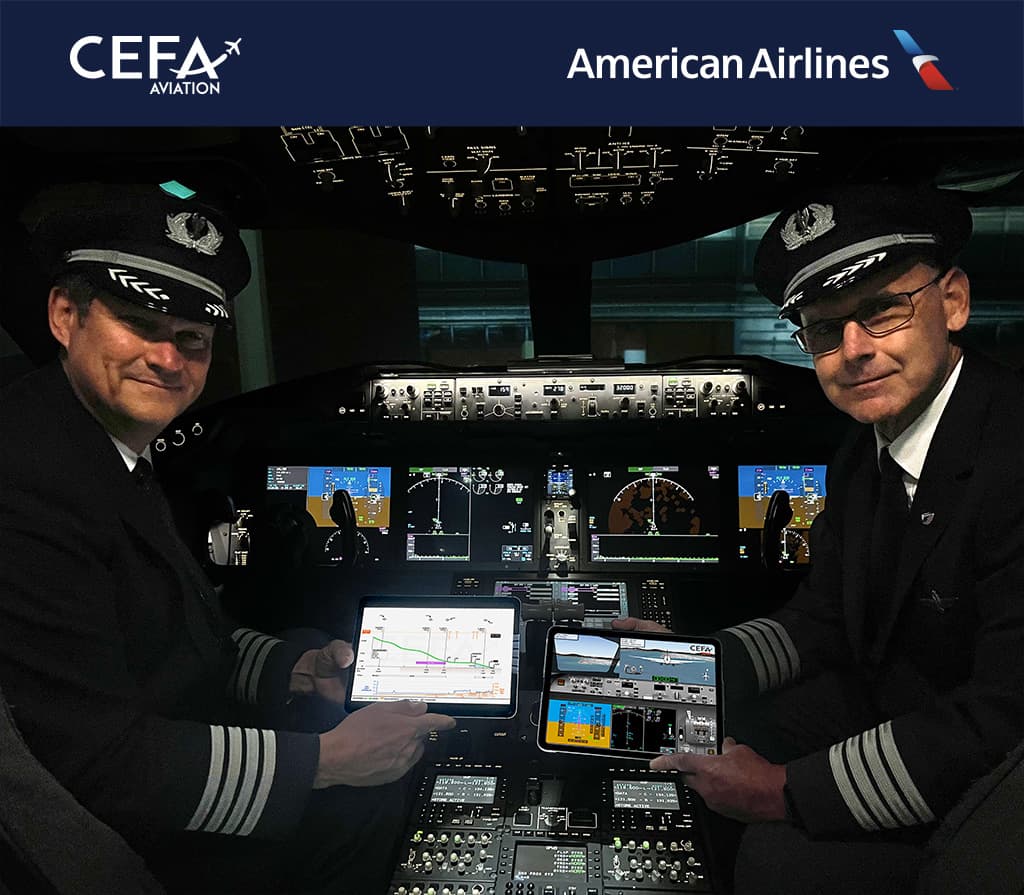 American Airlines Extends Use of CEFA Aviation’s EFB Flight Replay to More Than 15,000 Pilots